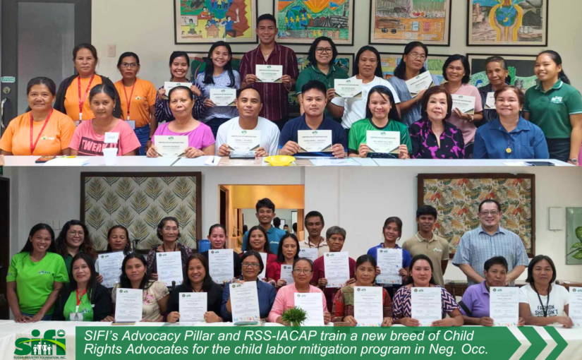 CHILD LABOR MITIGATION LAUNCHING IN SOUTHERN NEGROS, IACAP TRAINS NEW CRAS