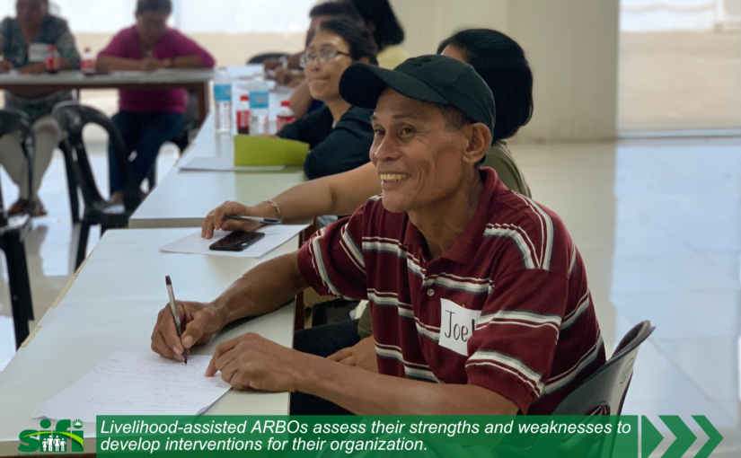 LIVELIHOOD-ASSISTED ARBOS UNDERGO TNA AND EVALUATION